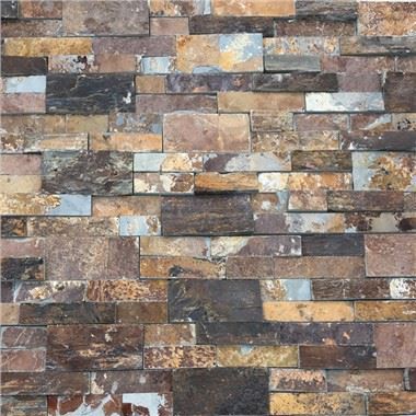 Cyfriflyfr Panel Carreg Wal Llechen Argaen Llechen Lliw Brown JREF-020